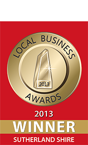 Sutherland Shire Local Business Award Winner 2013